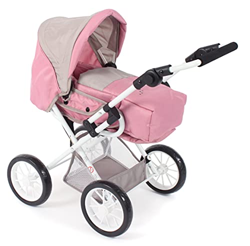 Bayer Chic 2000 - Puppenwagen Leni, 2in1 Kombipuppenwagen mit herausnehmbarer Tragetasche, Bärchen, rosa Bayer Chic 2000 - Puppenwagen Leni, 2in1 Kombipuppenwagen mit herausnehmbarer Tragetasche, Bärchen, rosa von Bayer Chic 2000