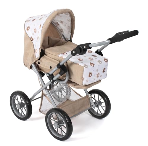 Bayer Chic 2000® 3in1 Kombi Puppenwagen Leni - Bärchen Beige - faltbar, höhenverstellbarer Griff 43-67 cm, Tragetasche – Puppen bis 46 cm, ab 3 J. Bayer Chic 2000® 3in1 Kombi Puppenwagen Leni - Bärchen Beige - faltbar, höhenverstellbarer Griff 43-67 cm, Tragetasche – Puppen bis 46 cm, ab 3 J. von Bayer Chic 2000
