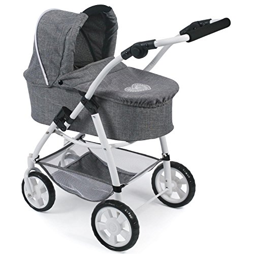 Bayer Chic 2000 637 Kombi Emotion All In, 3-in-1 Puppenwagen, Jeans grau, 52 cm Bayer Chic 2000 637 Kombi Emotion All In, 3-in-1 Puppenwagen, Jeans grau, 52 cm von Bayer Chic 2000