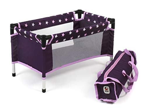 Bayer Chic 2000 652 71 Reisebett, Puppenbett für Puppen bis 50 cm, 3 Jahre to 8 Jahre , Stars lila Bayer Chic 2000 652 71 Reisebett, Puppenbett für Puppen bis 50 cm, 3 Jahre to 8 Jahre , Stars lila von Bayer Chic 2000