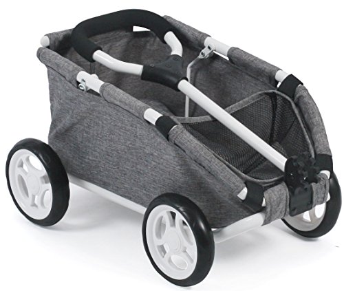 Bayer Chic 2000 660-76 Ziehwagen Skipper, Kleiner Bollerwagen für Teddys und Puppen, Jeans grau, 46 x 30 x 29 cm Bayer Chic 2000 660-76 Ziehwagen Skipper, Kleiner Bollerwagen für Teddys und Puppen, Jeans grau, 46 x 30 x 29 cm von Bayer Chic 2000