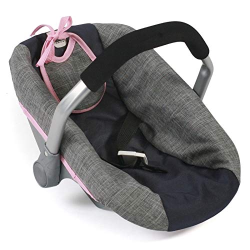 Bayer Chic 2000 708 26 Puppen-Autositz für Baby-Puppen, Puppentrage, Melange grau-Navy, 45 x 31 x 32 cm Bayer Chic 2000 708 26 Puppen-Autositz für Baby-Puppen, Puppentrage, Melange grau-Navy, 45 x 31 x 32 cm von Bayer Chic 2000