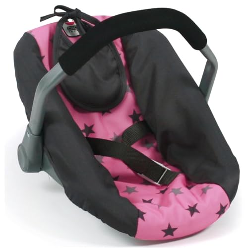 Bayer Chic 2000 708 83 Puppen-Autositz, Puppentrage, Sternchen grau von Bayer Chic 2000
