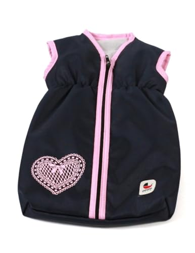Bayer Chic 2000 - Puppenschlafsack für Baby-Puppen bis 55 cm, Puppenkleidung, Puppenzubehör, Melange grau, Navy Bayer Chic 2000 - Puppenschlafsack für Baby-Puppen bis 55 cm, Puppenkleidung, Puppenzubehör, Melange grau, Navy von Bayer Chic 2000