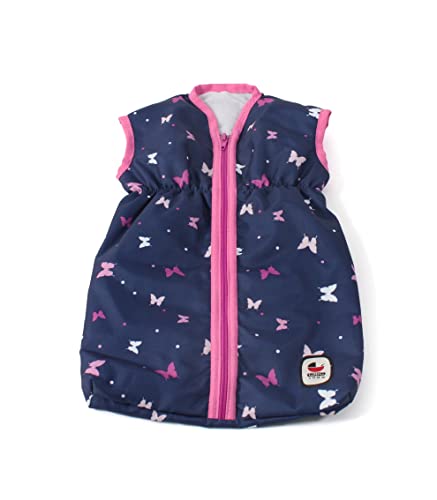 Bayer Chic 2000 792-33 Puppenschlafsack für Baby-Puppen bis 55 cm, Puppenkleidung, Puppenzubehör, Butterfly, Navy-pink Bayer Chic 2000 792-33 Puppenschlafsack für Baby-Puppen bis 55 cm, Puppenkleidung, Puppenzubehör, Butterfly, Navy-pink von Bayer Chic 2000