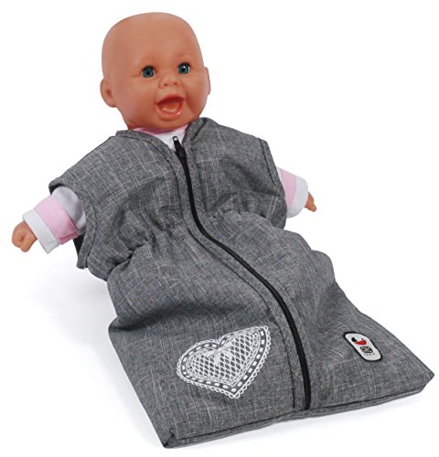 Bayer Chic 2000 792 76 Born Puppenschlafsack für Baby-Puppen bis 55 cm, Puppenkleidung, 3-8 Jahre, Puppenzubehör, Jeans grau Bayer Chic 2000 792 76 Born Puppenschlafsack für Baby-Puppen bis 55 cm, Puppenkleidung, 3-8 Jahre, Puppenzubehör, Jeans grau von Bayer Chic 2000