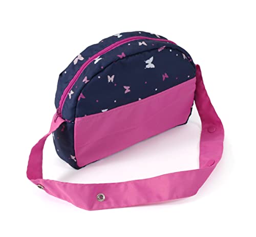 Bayer Chic 2000 853-33 Bayer Chic 2000-Wickeltasche für Puppen, Puppenwickeltasche, Puppenzubehör, Puppentasche, Butterfly, Navy-pink von Bayer Chic 2000