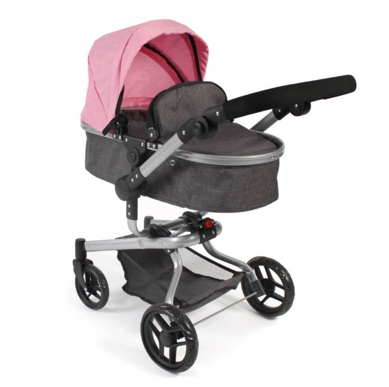 Bayer Chic 2000 Kombi-Puppenwagen "YOLO" in melange rosa von Bayer Chic 2000