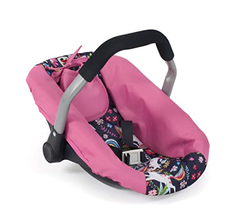 Bayer Chic 2000 - Puppen-Autositz für Baby-Puppen, Puppentrage, Puppenzubehör, Einhorn, Navy-pink, 708-43 Bayer Chic 2000 - Puppen-Autositz für Baby-Puppen, Puppentrage, Puppenzubehör, Einhorn, Navy-pink, 708-43 von Bayer Chic 2000