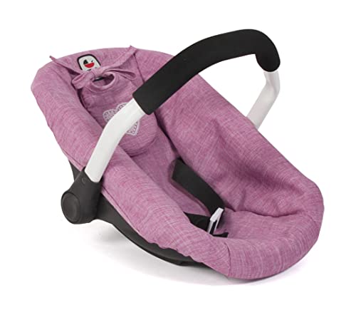 Bayer Chic 2000 - Puppen-Autositz für Baby-Puppen, Puppentrage, Puppenzubehör, Jeans pink von Bayer Chic 2000