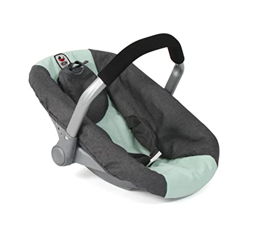 Bayer Chic 2000 - Puppen-Autositz für Baby-Puppen, Puppentrage, Puppenzubehör, dunkelgrau, Mint Bayer Chic 2000 - Puppen-Autositz für Baby-Puppen, Puppentrage, Puppenzubehör, dunkelgrau, Mint von Bayer Chic 2000