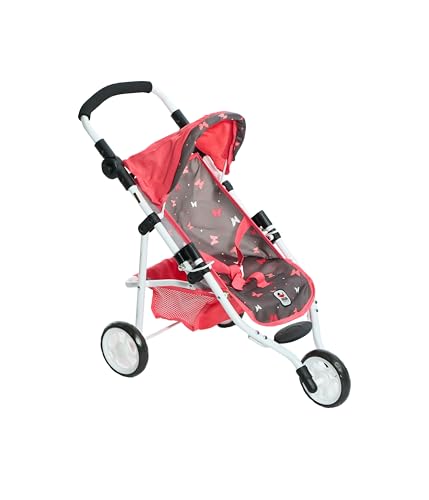 Bayer Chic 2000® Puppenbuggy Lola – Butterfly Koralle – Faltbarer Puppenwagen – Griff höhenverstellbar 33-62 cm – 3-Rad Jogger – Puppen bis 50 cm – 3-6 J. Bayer Chic 2000® Puppenbuggy Lola – Butterfly Koralle – Faltbarer Puppenwagen – Griff höhenverstellbar 33-62 cm – 3-Rad Jogger – Puppen bis 50 cm – 3-6 J. von Bayer Chic 2000