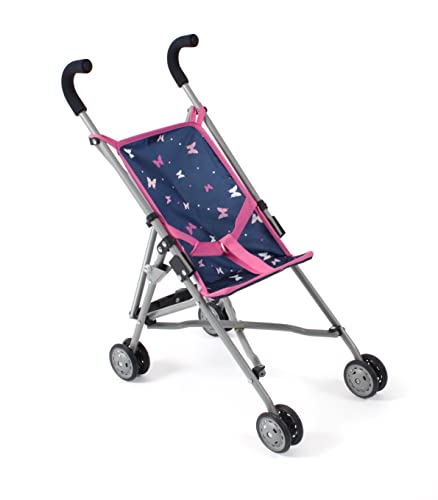 Bayer Chic 2000 Puppenbuggy Roma, Puppenwagen, Mini-Buggy, Butterfly, Navy-pink, 601-33, 50 x 29 x 57 cm Bayer Chic 2000 Puppenbuggy Roma, Puppenwagen, Mini-Buggy, Butterfly, Navy-pink, 601-33, 50 x 29 x 57 cm von Bayer Chic 2000