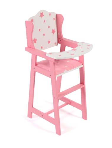 Bayer Chic 2000 - Puppenhochstuhl für Puppen bis 46 cm, Puppenmöbel, Puppenzubehör, Stars pink Bayer Chic 2000 - Puppenhochstuhl für Puppen bis 46 cm, Puppenmöbel, Puppenzubehör, Stars pink von Bayer Chic 2000