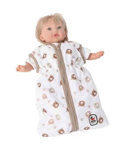 Bayer Chic 2000 - Puppenschlafsack für Baby-Puppen bis 55 cm, Puppenkleidung, Puppenzubehör, Bärchen, beige, 792-63 Bayer Chic 2000 - Puppenschlafsack für Baby-Puppen bis 55 cm, Puppenkleidung, Puppenzubehör, Bärchen, beige, 792-63 von Bayer Chic 2000