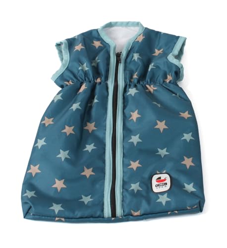 Bayer Chic 2000 - Puppenschlafsack für Baby-Puppen bis 55 cm, Puppenkleidung, Puppenzubehör, Sternchen türkis von Bayer Chic 2000