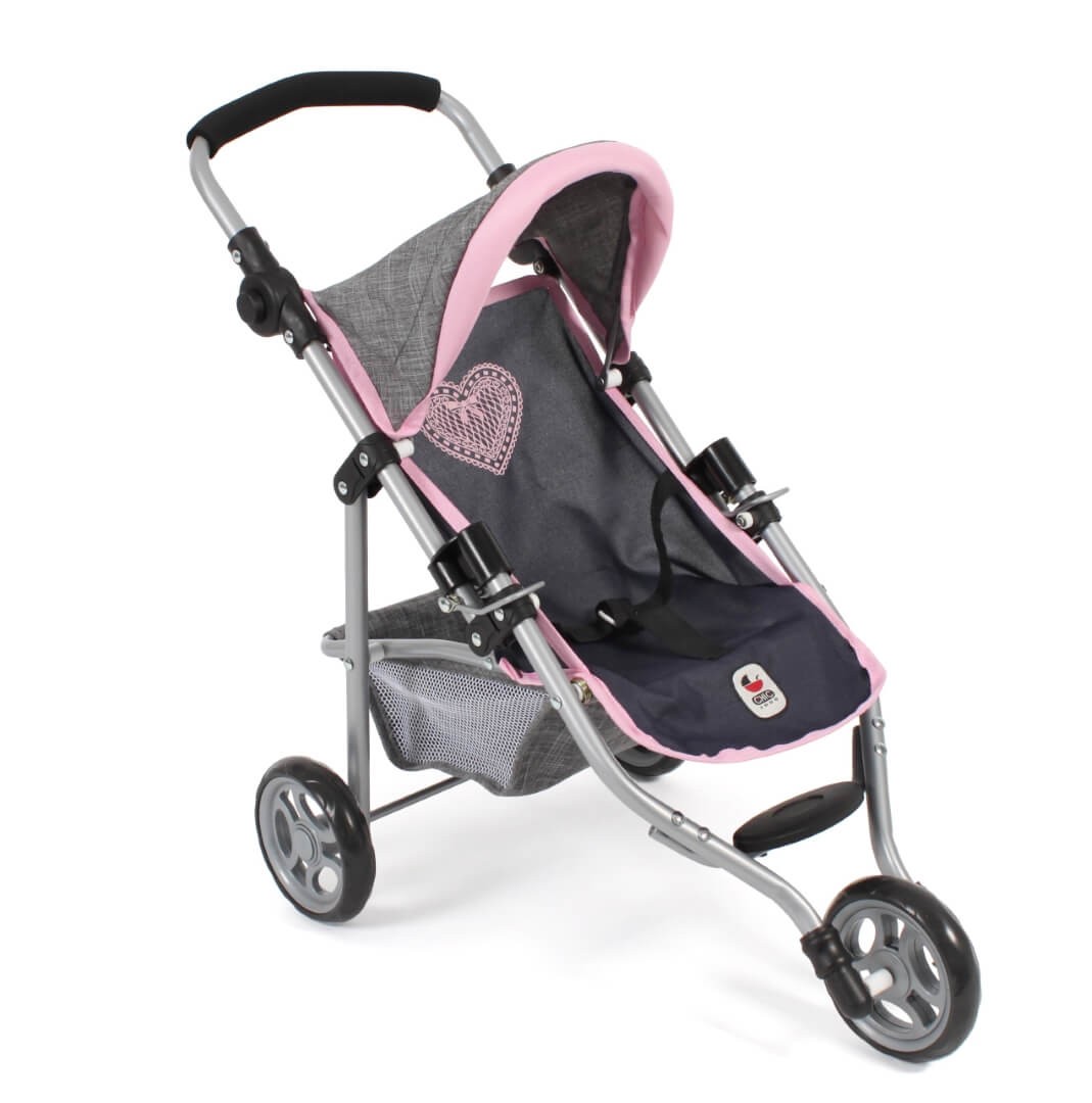 Bayer Chic 2000 Puppenwagen Jogging-Buggy Lola in Melange grau-navy Bayer Chic 2000 Puppenwagen Jogging-Buggy Lola in Melange grau-navy von Bayer Chic 2000