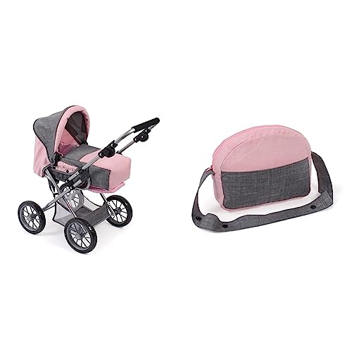 Bayer Chic 2000 - Puppenwagen Leni, 2in1 Kombipuppenwagen mit herausnehmbarer Tragetasche & 853 15 Wickeltasche für Puppen, Puppenwickeltasche Bayer Chic 2000-Wickeltasche Bayer Chic 2000 - Puppenwagen Leni, 2in1 Kombipuppenwagen mit herausnehmbarer Tragetasche & 853 15 Wickeltasche für Puppen, Puppenwickeltasche Bayer Chic 2000-Wickeltasche von Bayer Chic 2000