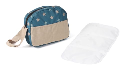 Bayer Chic 2000 - Wickeltasche für Puppen, Puppenwickeltasche, Puppenzubehör, Puppentasche, Sternchen, türkis-beige Bayer Chic 2000 - Wickeltasche für Puppen, Puppenwickeltasche, Puppenzubehör, Puppentasche, Sternchen, türkis-beige von Bayer Chic 2000