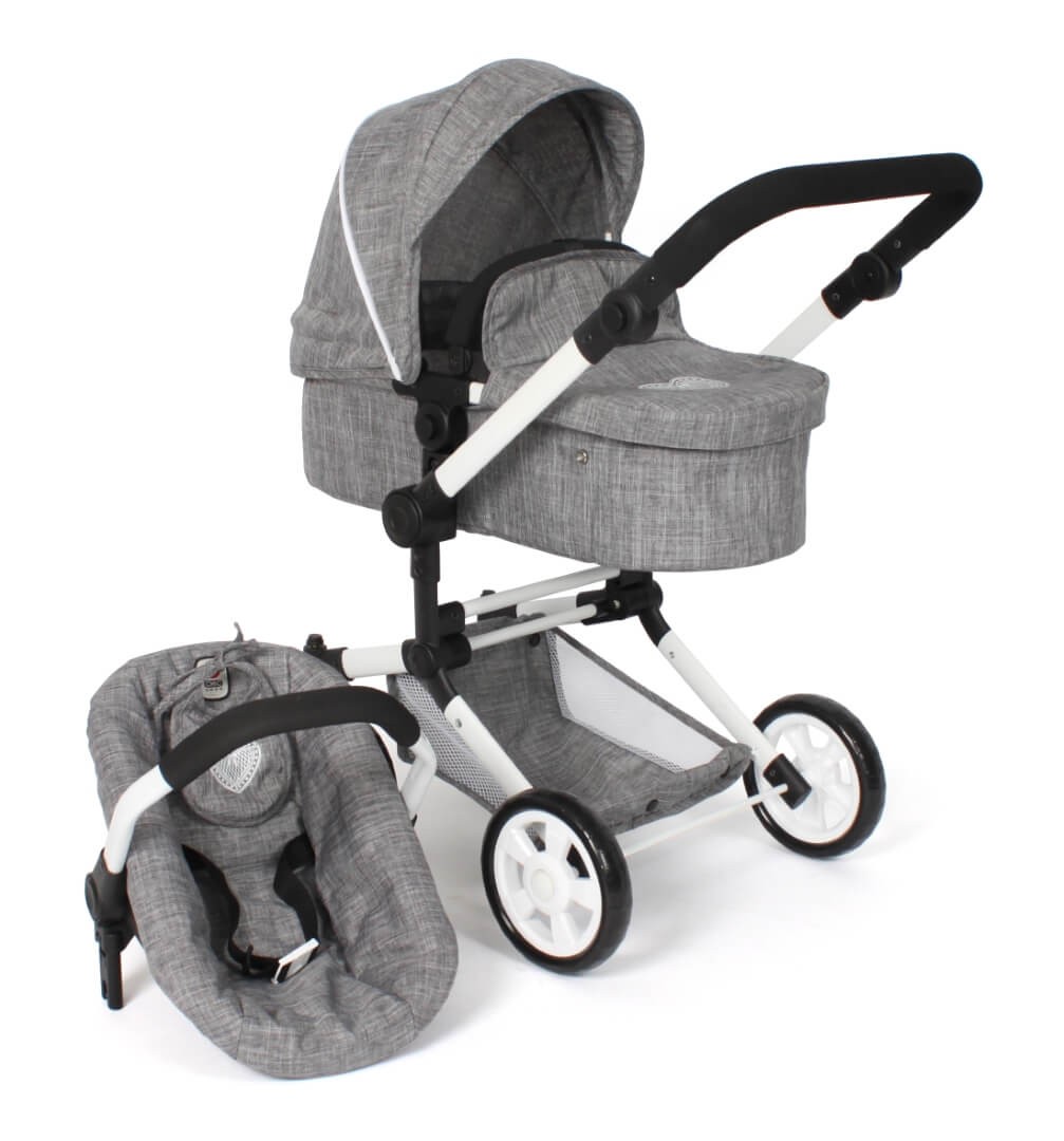 Kombi-Puppenwagen "LINUS" Chic Jeans grey Kombi-Puppenwagen "LINUS" Chic Jeans grey von Bayer Chic 2000