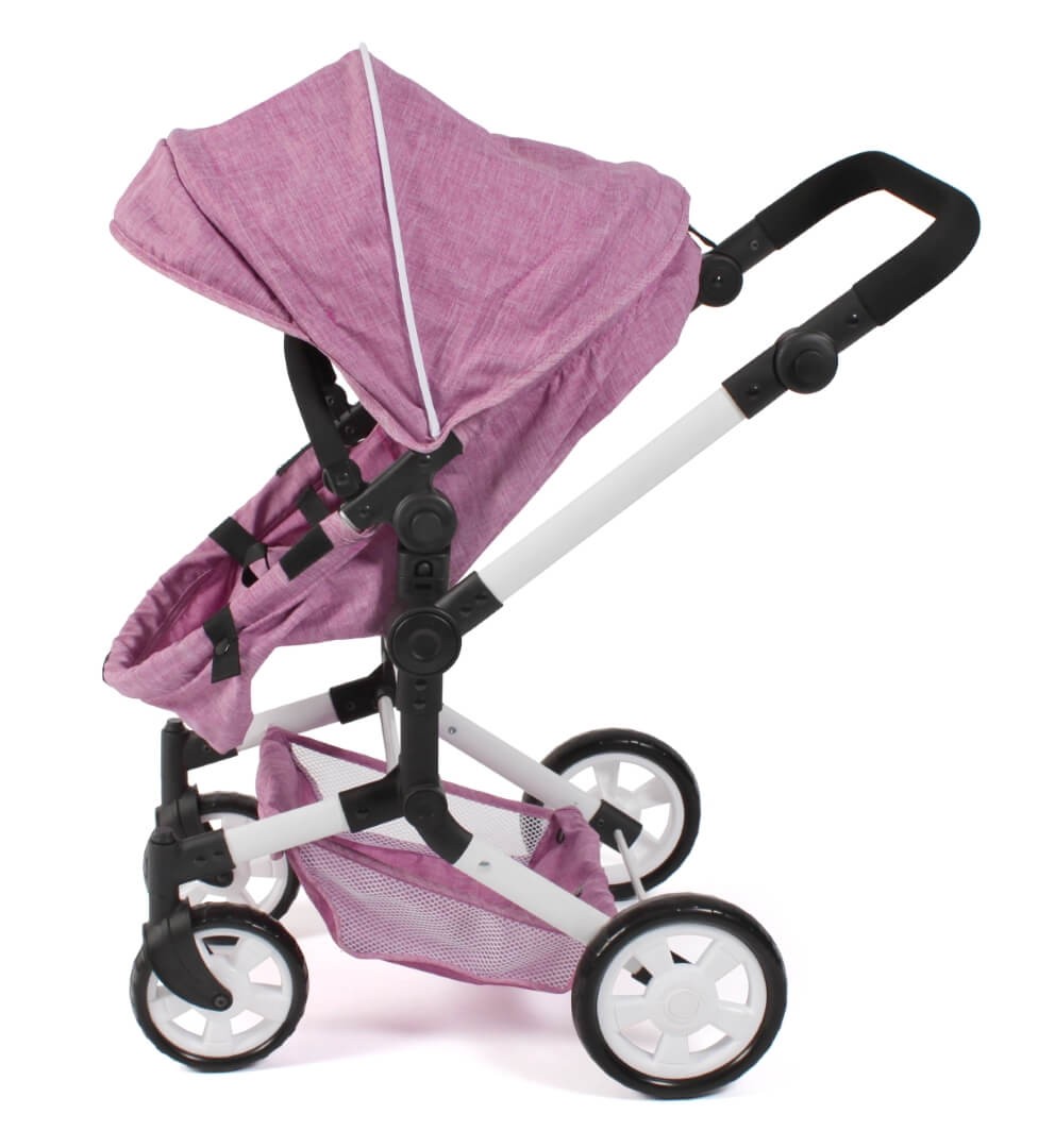 Kombi-Puppenwagen "LINUS" Jeans pink Kombi-Puppenwagen "LINUS" Jeans pink von Bayer Chic 2000
