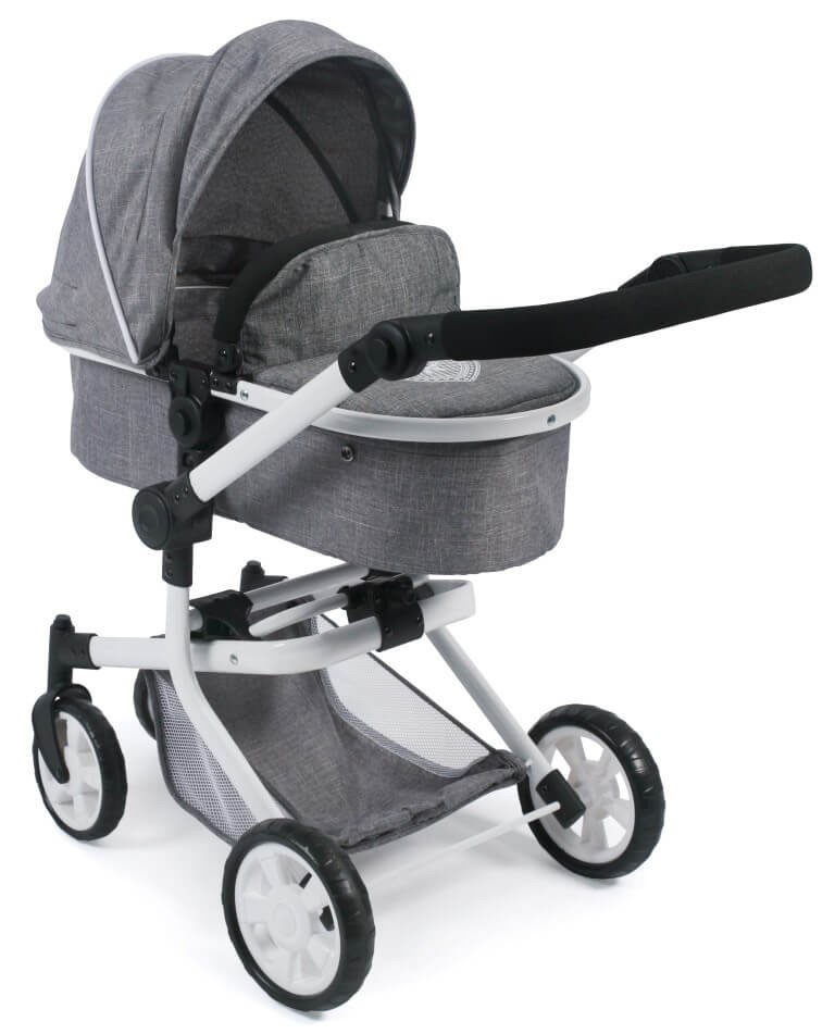 Kombi-Puppenwagen Mika, Jeans grey Kombi-Puppenwagen Mika, Jeans grey von Bayer Chic 2000