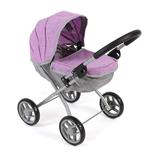 Puppenwagen Lilli, Kleiner Puppenwagen für die jüngsten Puppenmuttis, Melange Lila Puppenwagen Lilli, Kleiner Puppenwagen für die jüngsten Puppenmuttis, Melange Lila von Bayer Chic 2000