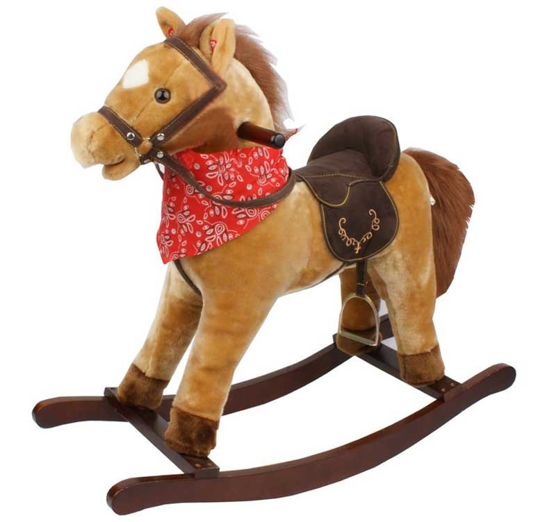 Schaukelpferd Cowboy, rostbraun, mit Sound - Schaukeltier Schaukelpferd Cowboy, rostbraun, mit Sound - Schaukeltier von Bayer Chic 2000