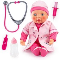 Puppe mit Doktor-Set 38 cm von Bayer Design Fritz Bayer GmbH &