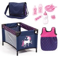 Zubehör Set mit Reisebett, Einhornmotiv von Bayer Design Fritz Bayer GmbH &