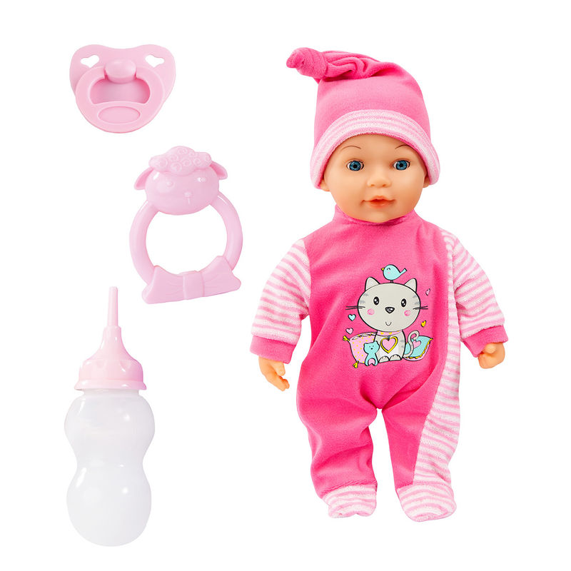 Babypuppe TEARS (38 cm) in rosa von Bayer  Design