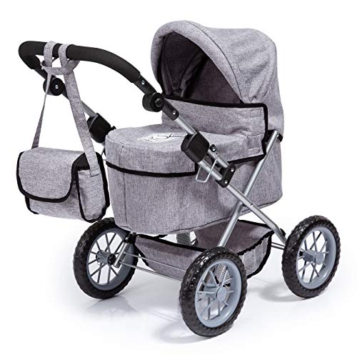 Bayer Design 13010AA, Puppenwagen Trendy, höhenverstellbar, zusammenklappbar, mit Tragetasche und Einkaufskorb, 68 x 40 x 64 cm Bayer Design 13010AA, Puppenwagen Trendy, höhenverstellbar, zusammenklappbar, mit Tragetasche und Einkaufskorb, 68 x 40 x 64 cm von Bayer Design
