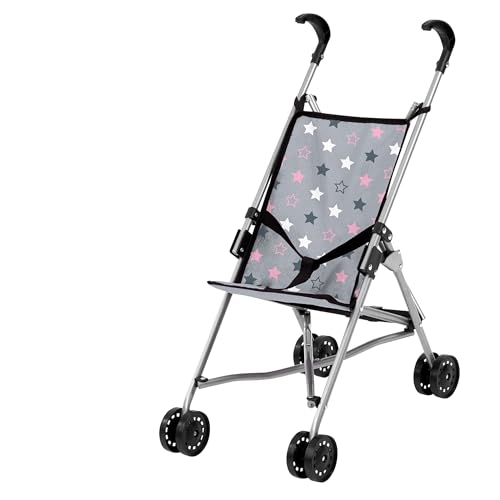 Bayer Design 30507AB Puppenbuggy mit Tasche, Doppelräder, faltbar, aus Metal, für Puppen bis 46 cm Bayer Design 30507AB Puppenbuggy mit Tasche, Doppelräder, faltbar, aus Metal, für Puppen bis 46 cm von Bayer Design