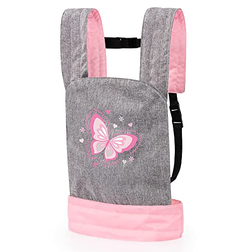 Bayer Design 62233AA Puppentrage EasyCarry, gepolstert, verstellbare Riemen, hinten und vorne tragbar, für Puppen und Plüschtiere von Bayer Design