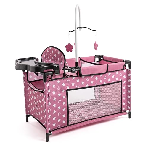 Bayer Design 62676AA Puppenbett mit Schrank, Sitz, Mobile, Ablage, Bettdecke, Kissen, Puppenzubehör Bayer Design 62676AA Puppenbett mit Schrank, Sitz, Mobile, Ablage, Bettdecke, Kissen, Puppenzubehör von Bayer Design
