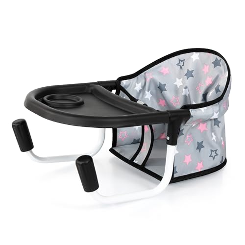 Bayer Design 65907AA Puppentischsitz, Sitz für Puppen mit intergiertem Tablett, für Puppen bis 46 cm von Bayer Design