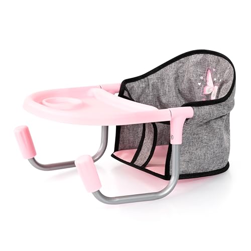 Bayer Design 65933AA Puppentischsitz, Sitz für Puppen mit intergiertem Tablett, für Puppen bis 46 cm von Bayer Design