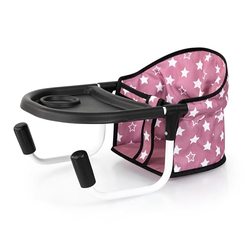 Bayer Design 65976AA Puppentischsitz, Sitz für Puppen mit intergiertem Tablett, für Puppen bis 46 cm von Bayer Design