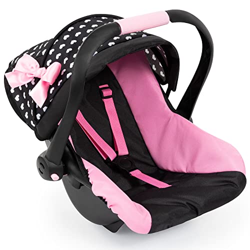 Bayer Design Fall 67960AA Puppenautositz EasyGo, Puppensitz, Puppenzubehör, mit Gurt, Dach, verstellbarem Griff, rosa, schwarz, Herzen, 45x34x38 cm Bayer Design Fall 67960AA Puppenautositz EasyGo, Puppensitz, Puppenzubehör, mit Gurt, Dach, verstellbarem Griff, rosa, schwarz, Herzen, 45x34x38 cm von Bayer Design