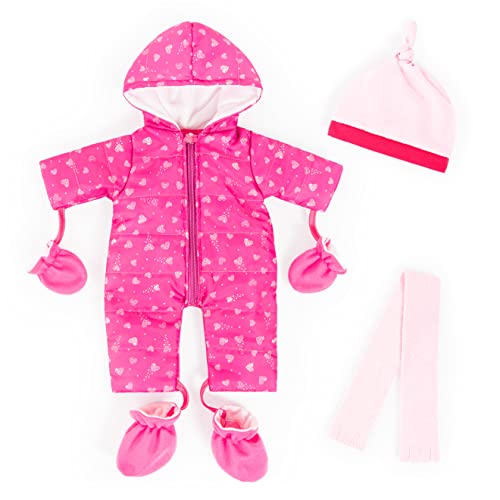 Bayer Design 84209AA Puppenkleidung, Outfit, Babypuppen Anziehsachen 38-43 cm, mehrteilig, Puppenzubehör von Bayer Design