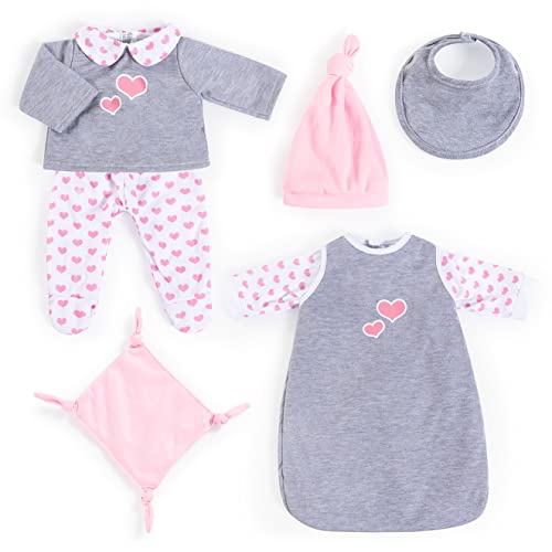 Bayer Design 84619AH Puppenkleidung, Puppenoutfit 40-46 cm, Puppenschlafsack, mehrteilige Puppenanziehsachen, Puppenzubehör Bayer Design 84619AH Puppenkleidung, Puppenoutfit 40-46 cm, Puppenschlafsack, mehrteilige Puppenanziehsachen, Puppenzubehör von Bayer Design