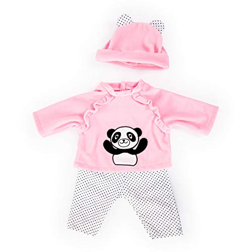Bayer Design - 84684AA Puppenkleidung für 40-46cm Puppen, Hose, Oberteil und Mütze, Set, Outfit mit Pandabär Bayer Design - 84684AA Puppenkleidung für 40-46cm Puppen, Hose, Oberteil und Mütze, Set, Outfit mit Pandabär von Bayer Design