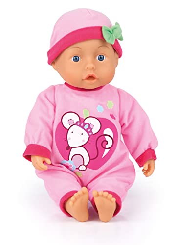 Bayer Design 92866AA Interaktive Babypuppe mit Funktion, spricht, weiche Puppe für Kinder, Baby-Puppe, 28 cm von Bayer Design