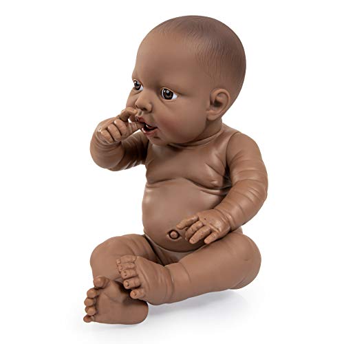 Bayer Design 94200AB Neugeborenen Babypuppe, Junge, lebensecht, realistisch, 42 cm, Dunkelhäutig Bayer Design 94200AB Neugeborenen Babypuppe, Junge, lebensecht, realistisch, 42 cm, Dunkelhäutig von Bayer Design