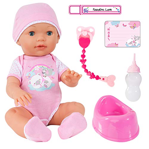 Bayer Design - 94209AA Funktionspuppe „Piccolina Love“ – Babypuppe mit viel Zubehör und Funktionen Bayer Design - 94209AA Funktionspuppe „Piccolina Love“ – Babypuppe mit viel Zubehör und Funktionen von Bayer Design