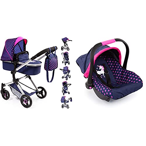 Bayer Design Kombi Puppenwagen Neo Vario mit Wickeltasche und Einkaufskorb, umwandelbar in einen Sportwagen & Puppen-Autositz EasyGo, Puppenzubehör, passend zu Vario-Puppenwagen, mit Abdeckung Bayer Design Kombi Puppenwagen Neo Vario mit Wickeltasche und Einkaufskorb, umwandelbar in einen Sportwagen & Puppen-Autositz EasyGo, Puppenzubehör, passend zu Vario-Puppenwagen, mit Abdeckung von Bayer Design
