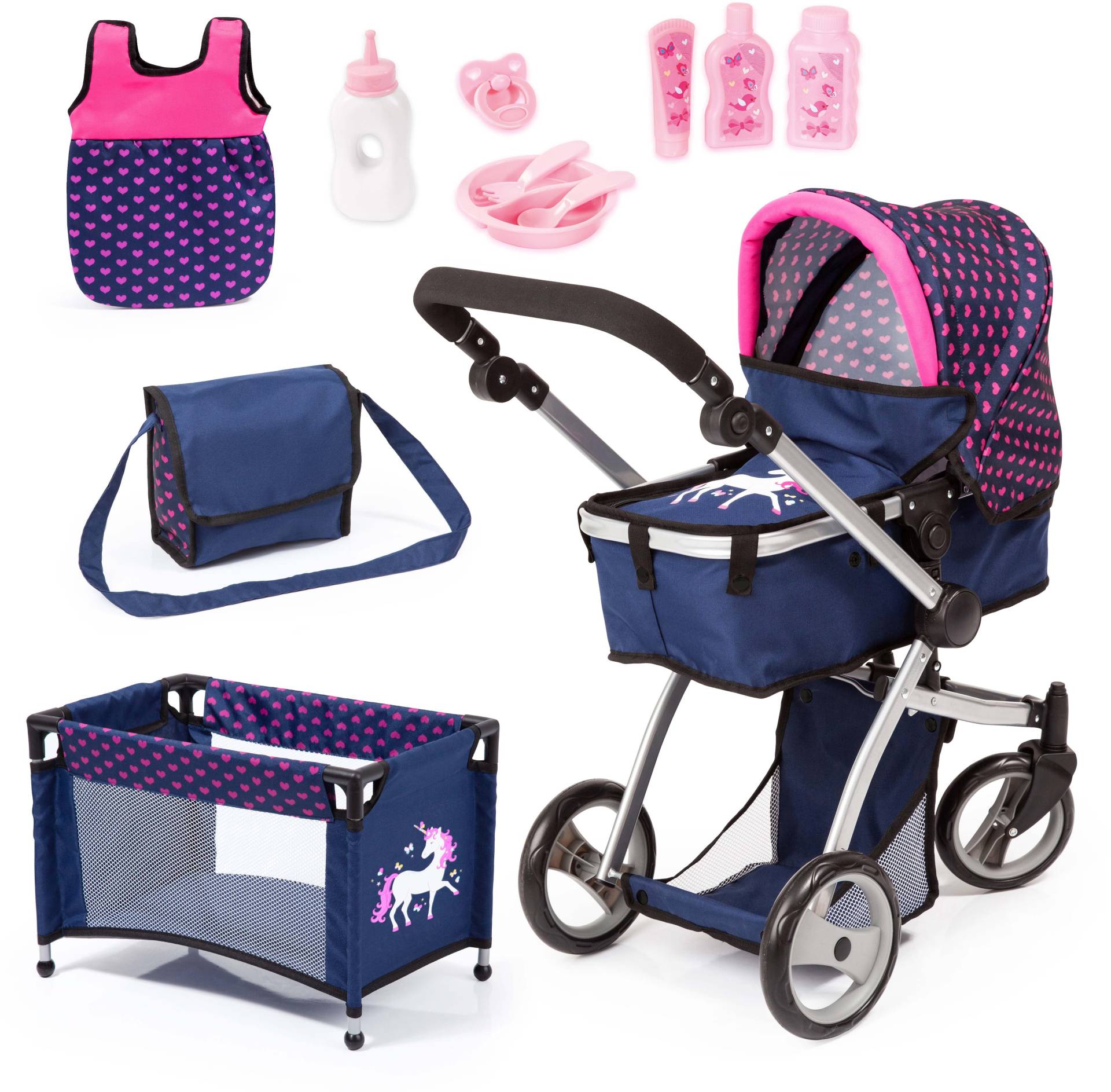 Bayer Design Milano Set mit Puppenwagen Bayer Design Milano Set mit Puppenwagen von Bayer Design