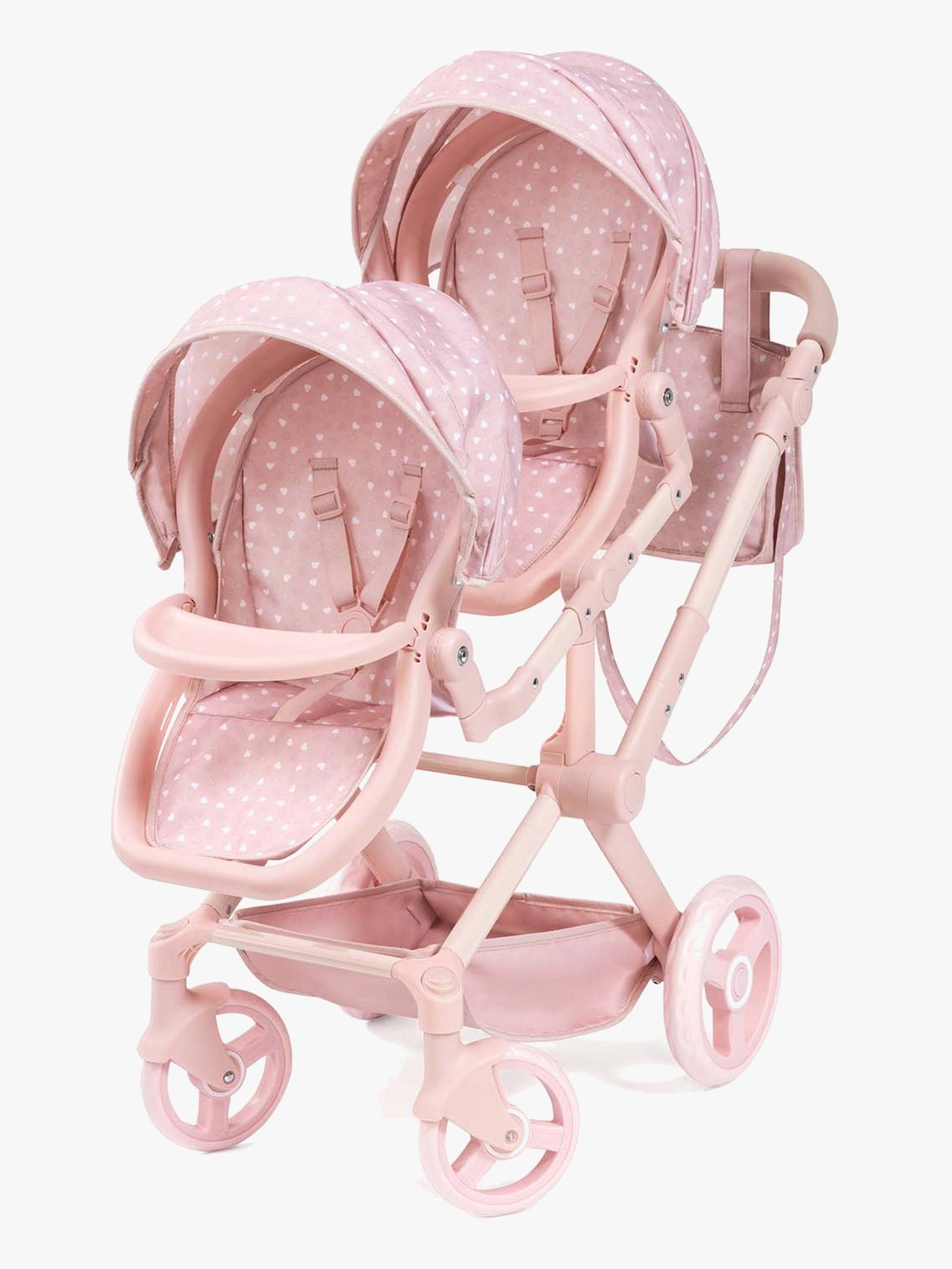 Bayer Design Xeo Twin Zwillingspuppenwagen, Hellrosa von Bayer Design
