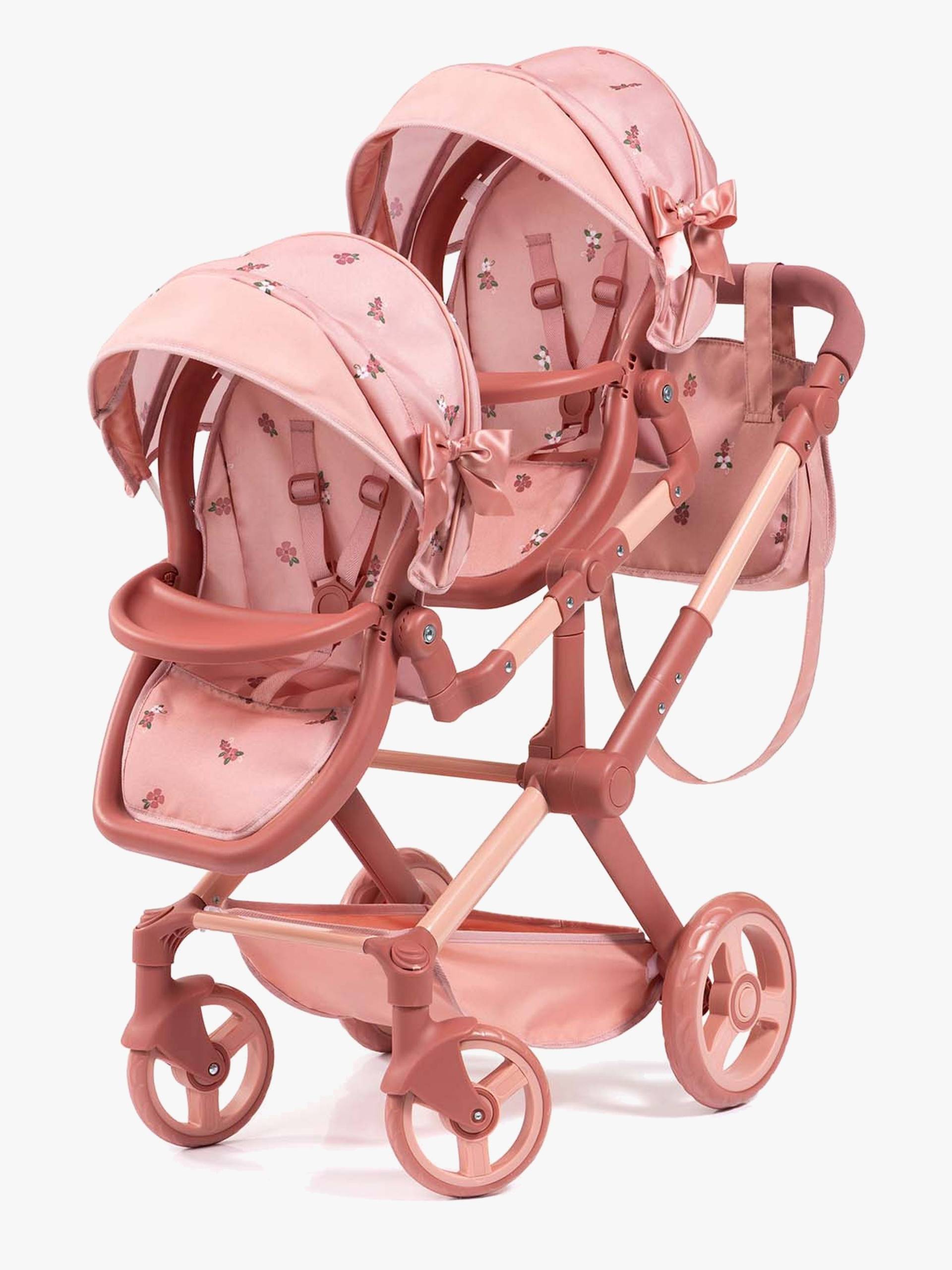 Bayer Design Xeo Twin Zwillingspuppenwagen, Rosa von Bayer Design