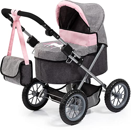 Doll pram BAYER Design 13033AB Trendy deep Gray Pink von Bayer Design